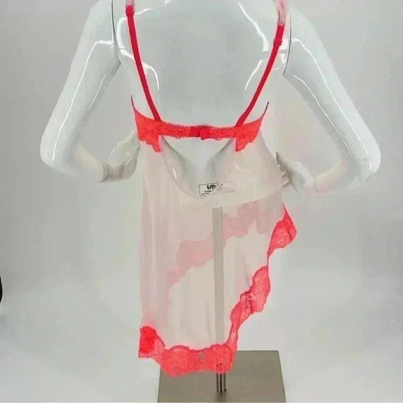 Victorias Secret Slip Dress Lingerie Lace and mesh size 36C NWOT - Picture 2 of 4